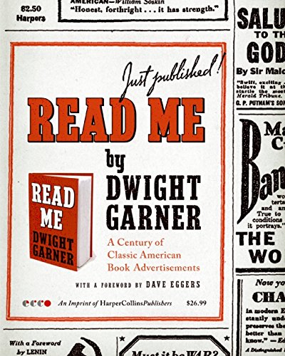 Beispielbild fr Read Me : A Century of Classic American Book Advertisements zum Verkauf von Better World Books