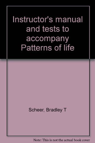 9780061624070: Instructor's manual and tests to accompany Patterns of life