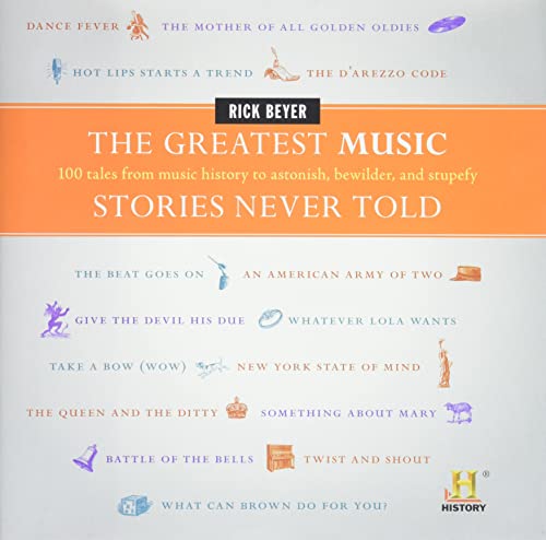 Beispielbild fr The Greatest Music Stories Never Told: 100 Tales from Music History to Astonish, Bewilder, and Stupefy (The Greatest Stories Never Told) zum Verkauf von Goodwill