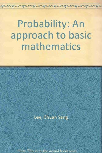 Stock image for Probability: An approach to basic mathematics for sale by HPB-Ruby
