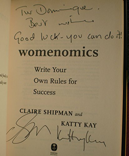 Imagen de archivo de Womenomics: Write Your Own Rules for Success a la venta por SecondSale