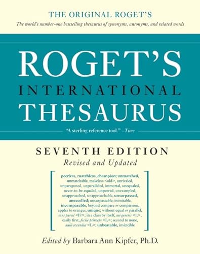 9780061715228: Roget's International Thesaurus, 7th Edition