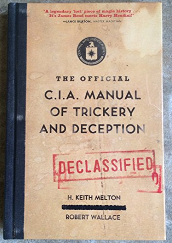 Beispielbild fr The Official CIA Manual of Trickery and Deception zum Verkauf von Bookmans