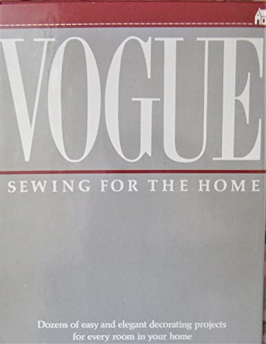 Imagen de archivo de Vogue Sewing for the Home a la venta por Wonder Book