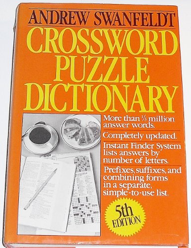 Stock image for Crossword Puzzle Dictionary for sale by HPB-Movies