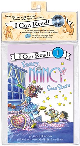 Stock image for Fancy Nancy Sees Stars Book and CD (I Can Read Level 1) for sale by SecondSale