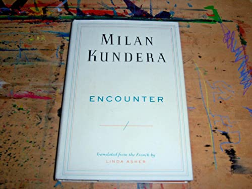 Encounter (9780061894411) by Kundera, Milan