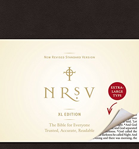 NRSV, XL Edition, Bonded Leather, Black - Zondervan