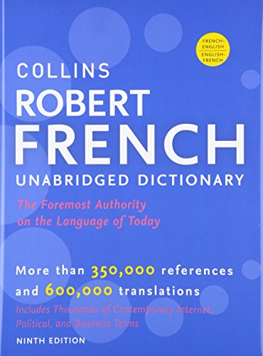 Stock image for Collins Robert French Unabridged Dictionary, 9th Edition (Collins Language) for sale by Books of the Smoky Mountains