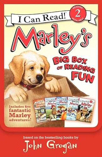 Imagen de archivo de Marley's Big Box of Reading Fun: Farm Dog / Marley's Big Adventure / Snow Dog Marley / Strike Three, Marley! / Marley and the Runaway Pumpkin (I Can Read: Level 2) a la venta por AwesomeBooks
