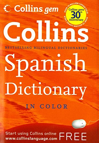 Stock image for Collins Gem Spanish Dictionary, 8e (Collins Language) for sale by Wonder Book