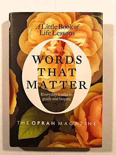9780061996337: Words That Matter: A Little Book of Life Lessons