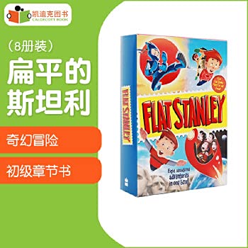 9780062021410: # 美国进口 初级章节书 扁平的斯坦利 Flat Stanley 扁平人8册盒装【平装】