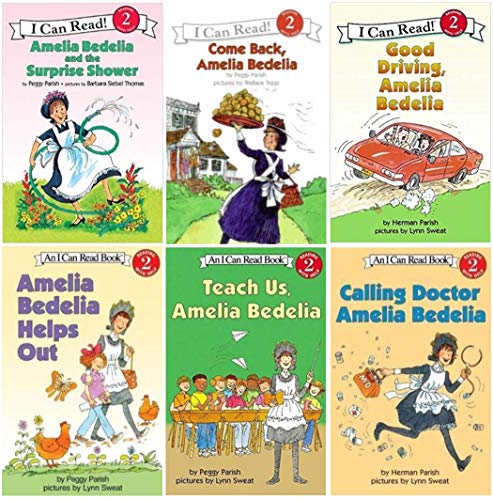 Stock image for I Can Read Amelia Bedelia 6 Pack Set, Level 2 (Amelia Bedelia Helps Out, Good Driving Amelia Bedelia, Calling Doctor Amelia Bedelia, Come Back Amelia Bedelia, Amelia Bedelia and the Surprise Shower, Teach Us Amelia Bedelia) for sale by Ergodebooks