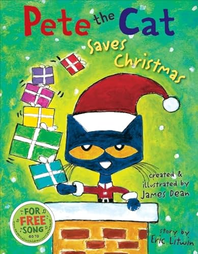 Beispielbild fr Pete the Cat Saves Christmas zum Verkauf von Wonder Book