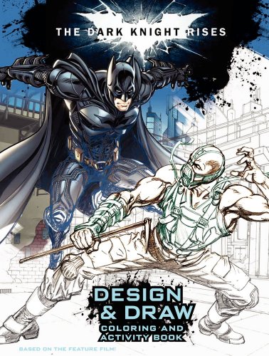 9780062132260: The Dark Knight Rises: Design and Draw: Coloring and Activity Book