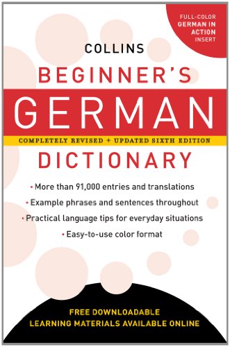 Stock image for Collins Beginner's German Dictionary, 6e for sale by SecondSale