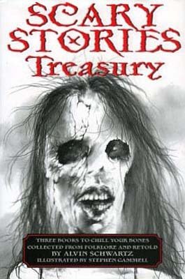 Imagen de archivo de Scary Stories Treasury: Three Books to Chill Your Bones [Paperback compilation] a la venta por Ergodebooks