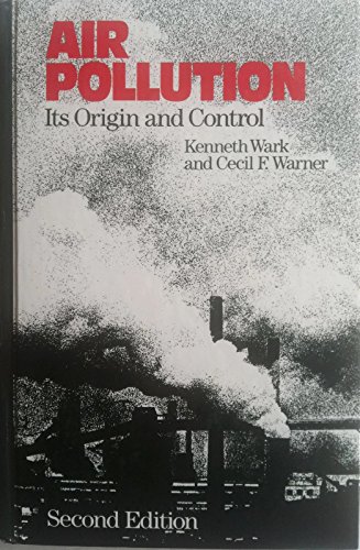 Beispielbild fr Air Pollution: Its Origin and Control zum Verkauf von Hawking Books