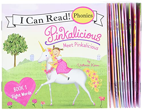 Pinkalicious 12-Book Phonics Fun!: Includes 12 Mini-Books Featuring Short and Long Vowel Sounds (...