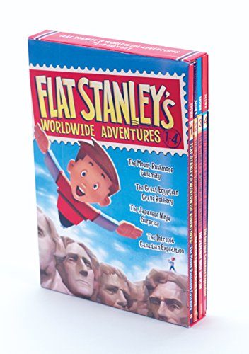 Beispielbild fr Flat Stanley's Worldwide Adventures #1-4 zum Verkauf von WorldofBooks