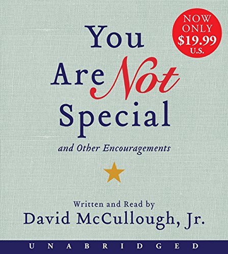 Stock image for You Are Not Special Low Price CD: .And Other Encouragements for sale by The Yard Sale Store