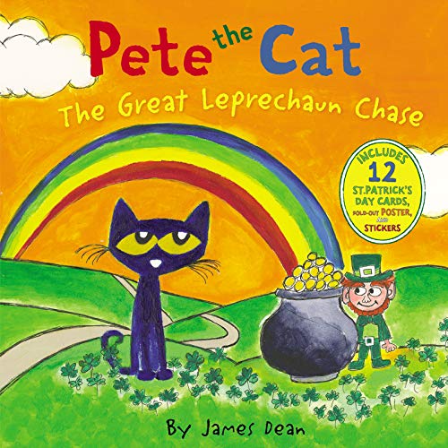 Imagen de archivo de Pete the Cat: The Great Leprechaun Chase: Includes 12 St. Patrick's Day Cards, Fold-Out Poster, and Stickers! a la venta por Firefly Bookstore
