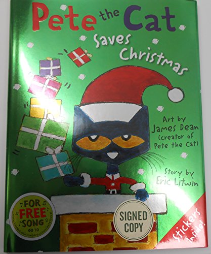 Beispielbild fr Pete the Cat Saves Christmas zum Verkauf von Hawking Books