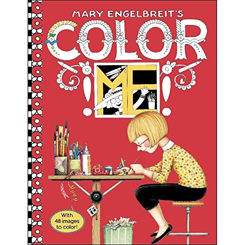 Beispielbild fr Mary Engelbreit's Color ME Coloring Book: Coloring Book for Adults and Kids to Share zum Verkauf von BooksRun