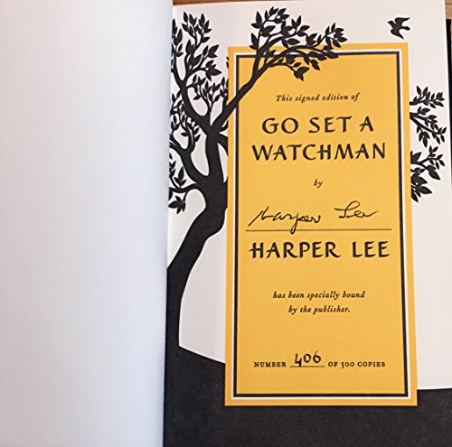 Imagen de archivo de Go Set a Watchman, Signed Collector*s Edition: A Novel a la venta por dsmbooks