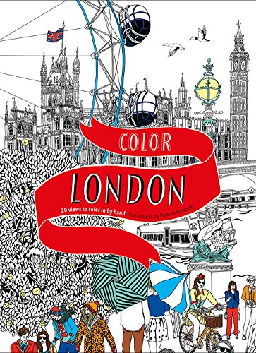 Stock image for Color London: Twenty Views to Color in by Hand for sale by Decluttr