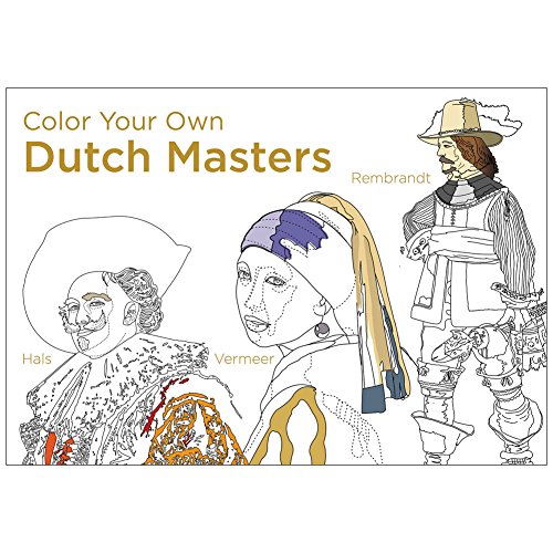 9780062484420: Color Your Own Dutch Masters: A Coloring Book