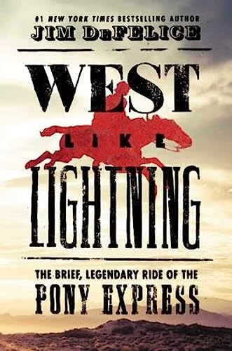Beispielbild fr West Like Lightning: The Brief, Legendary Ride of the Pony Express zum Verkauf von Wonder Book