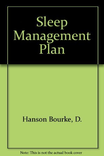 9780062501134: Sleep Management Plan