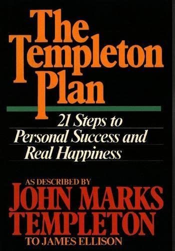 Beispielbild fr The Templeton Plan: 21 Steps to Personal Success and Real Happiness zum Verkauf von WorldofBooks