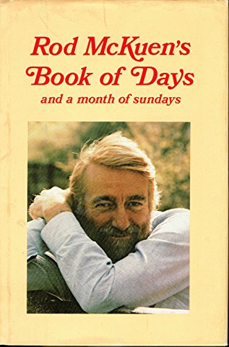 Beispielbild fr Rod McKuen's Book of Days and a Month of Sundays zum Verkauf von Jerry Merkel