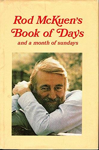 Stock image for Rod McKuen's Book of Days and a Month of Sundays for sale by HPB-Emerald