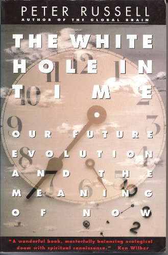 Stock image for A White Hole in Time : Our Future Evolution and the Meaning of Now for sale by Werdz Quality Used Books