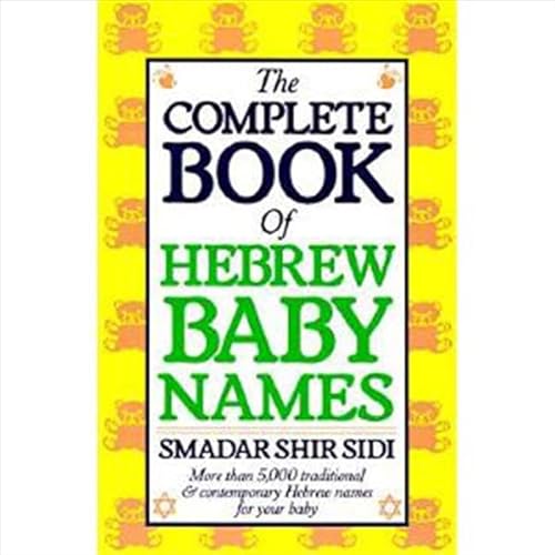 Imagen de archivo de The Complete Book of Hebrew Baby Names a la venta por SecondSale