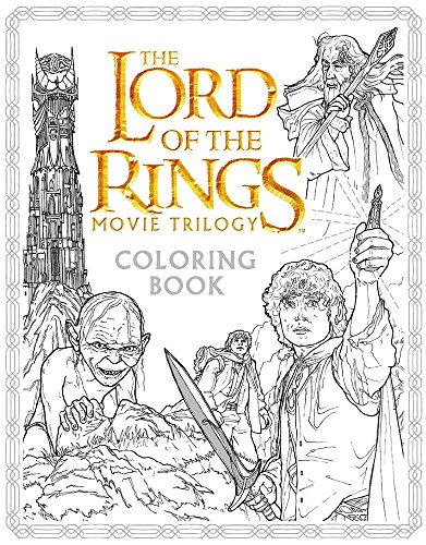 9780062561480: The Lord of the Rings Movie Trilogy Coloring Book: A Coloring Book