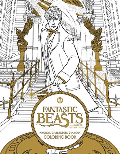 Imagen de archivo de Fantastic Beasts and Where to Find Them: Magical Characters and Places Coloring Book a la venta por SecondSale