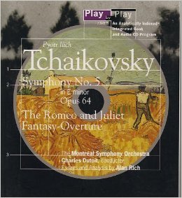 Stock image for Pyotr Ilich Tchaikovsky: Play by Play/Symphony, No 5 in E Minor, Opus 64 : The Romeo and Juliet Fantasy Overture Rich, Alan; Orchestre Symphonique de Montreal; Tchaikovsky, Peter Ilich and Dutoit, Charles for sale by Michigander Books