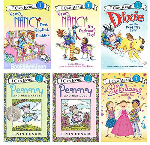 Stock image for I Can Read Level 1 Six Book Set : Fancy Nancy Best Reading Buddies Its Backwards Day, Pinkalicious Fashion Fun, Penny and Her Marble, Penny and Her Doll, Dixie and the Best Day Ever for sale by Goodwill Books