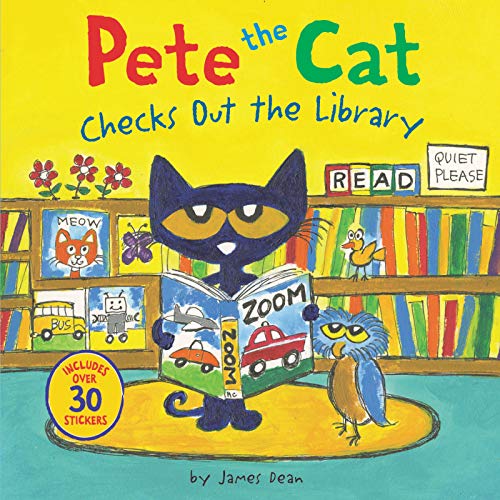 Imagen de archivo de Pete the Cat Checks Out the Library a la venta por SecondSale