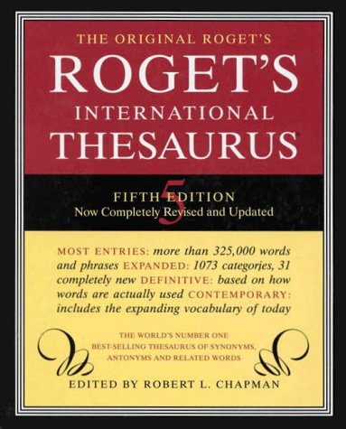 Imagen de archivo de Thumb-Indexed (The Original Roget's International Thesaurus) a la venta por Hamelyn