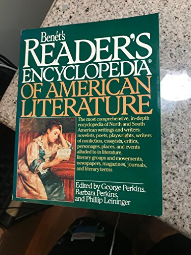 Imagen de archivo de Benet's Reader's Encyclopedia of American Literature a la venta por Better World Books