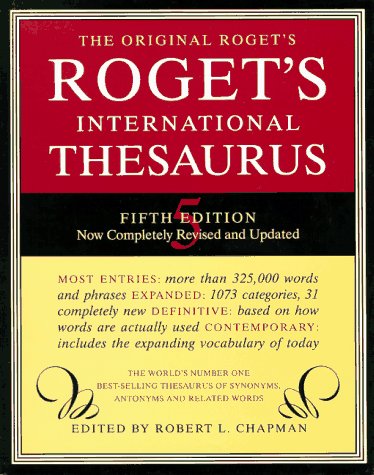 Imagen de archivo de Roget International Thesaurus a la venta por Better World Books: West