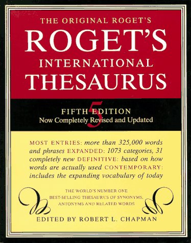 Stock image for Roget's International Thesaurus for sale by Louisville Book Net