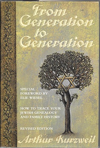 Stock image for From Generation to Generation : How to Trace Your Jewish Genealogy and Family History for sale by Better World Books: West