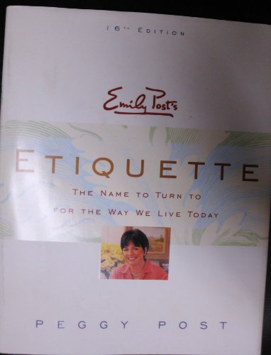 Imagen de archivo de Emily Post's Etiquette a la venta por Ergodebooks